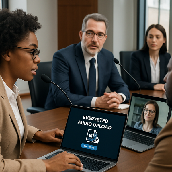 Improving Security & Compliance with Encrypted Audio Uploads in Transcription Services